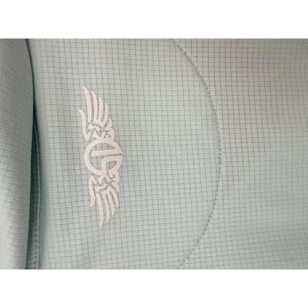 Straight Down Light Blue Performance Pullover Wit… - image 5